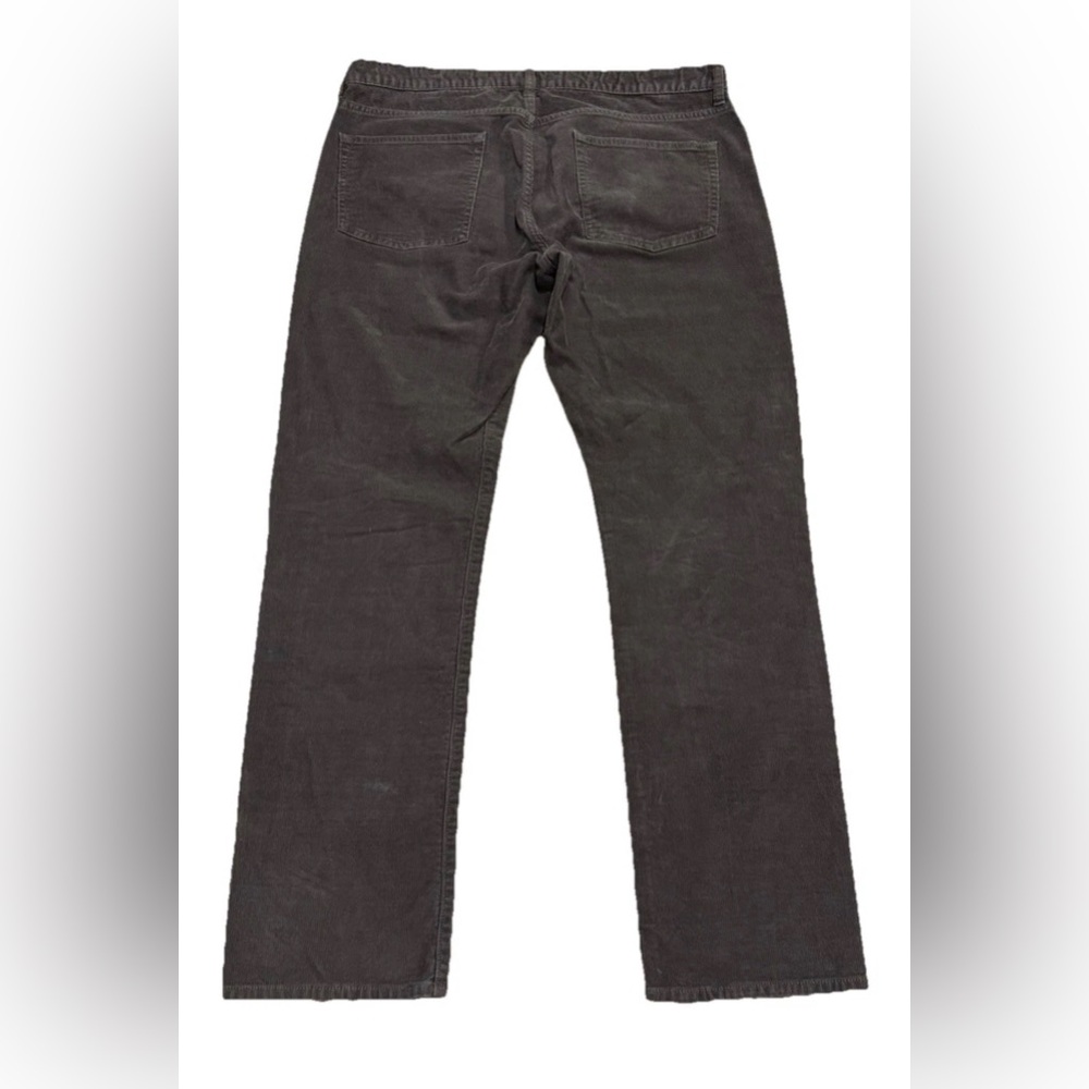 J.Crew 770 Straight Leg Gray Corduroy Pants Mens 35x32 - Picture 2 of 6